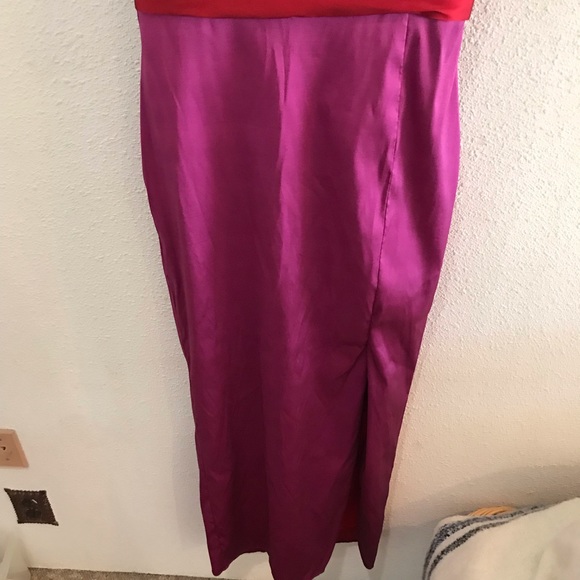 *SOLD* Marchesa Notte Colorblock Column Gown - Picture 9 of 14